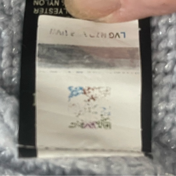 UGG Lylah Slouchy Rollneck Sweater Metallic, Fall, Winter, Cozy, Light Blue, L - Picture 8 of 10